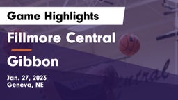 Fillmore Central  vs Gibbon  Game Highlights - Jan. 27, 2023