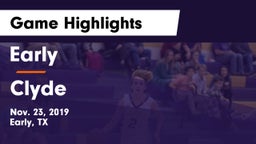 Early  vs Clyde  Game Highlights - Nov. 23, 2019