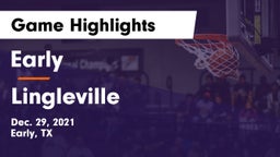 Early  vs Lingleville  Game Highlights - Dec. 29, 2021