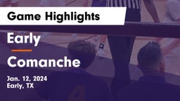 Early  vs Comanche  Game Highlights - Jan. 12, 2024