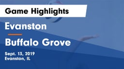 Evanston  vs Buffalo Grove  Game Highlights - Sept. 13, 2019