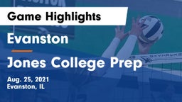 Evanston  vs Jones College Prep Game Highlights - Aug. 25, 2021