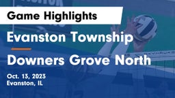 Evanston Township  vs Downers Grove North  Game Highlights - Oct. 13, 2023
