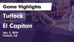 Turlock  vs El Capitan  Game Highlights - Jan. 3, 2018