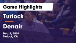 Turlock  vs Denair  Game Highlights - Dec. 6, 2018