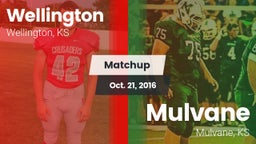 Matchup: Wellington High Scho vs. Mulvane  2016