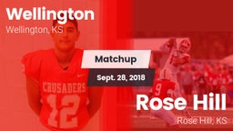 Matchup: Wellington High Scho vs. Rose Hill  2018