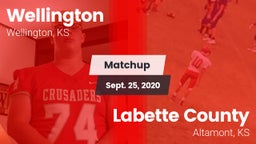 Matchup: Wellington High Scho vs. Labette County  2020