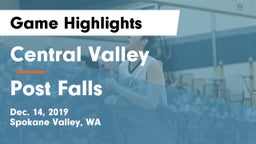 Central Valley  vs Post Falls  Game Highlights - Dec. 14, 2019