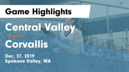 Central Valley  vs Corvallis  Game Highlights - Dec. 27, 2019