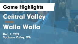 Central Valley  vs Walla Walla  Game Highlights - Dec. 2, 2022