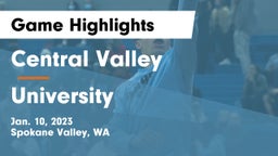 Central Valley  vs University  Game Highlights - Jan. 10, 2023