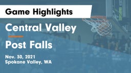 Central Valley  vs Post Falls  Game Highlights - Nov. 30, 2021