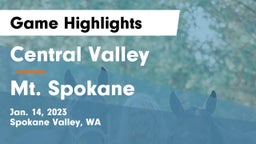 Central Valley  vs Mt. Spokane Game Highlights - Jan. 14, 2023