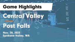 Central Valley  vs Post Falls  Game Highlights - Nov. 28, 2023