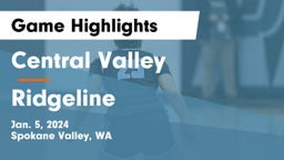 Central Valley  vs Ridgeline  Game Highlights - Jan. 5, 2024