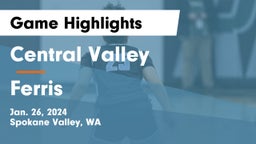 Central Valley  vs Ferris  Game Highlights - Jan. 26, 2024