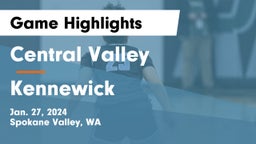 Central Valley  vs Kennewick  Game Highlights - Jan. 27, 2024