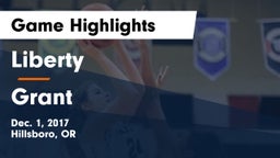 Liberty  vs Grant  Game Highlights - Dec. 1, 2017