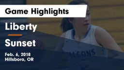 Liberty  vs Sunset  Game Highlights - Feb. 6, 2018
