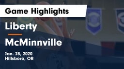 Liberty  vs McMinnville  Game Highlights - Jan. 28, 2020