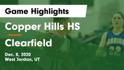 Copper Hills HS vs Clearfield  Game Highlights - Dec. 8, 2020