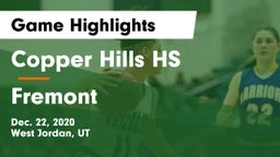 Copper Hills HS vs Fremont  Game Highlights - Dec. 22, 2020