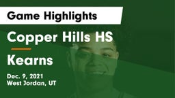 Copper Hills HS vs Kearns  Game Highlights - Dec. 9, 2021