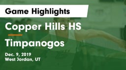 Copper Hills HS vs Timpanogos  Game Highlights - Dec. 9, 2019