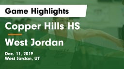 Copper Hills HS vs West Jordan  Game Highlights - Dec. 11, 2019