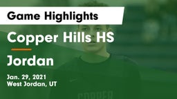 Copper Hills HS vs Jordan  Game Highlights - Jan. 29, 2021