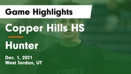 Copper Hills HS vs Hunter  Game Highlights - Dec. 1, 2021