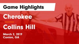 Cherokee  vs Collins Hill  Game Highlights - March 2, 2019