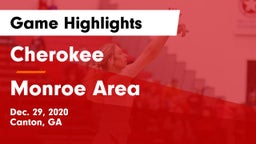 Cherokee  vs Monroe Area Game Highlights - Dec. 29, 2020