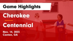 Cherokee  vs Centennial  Game Highlights - Nov. 14, 2023