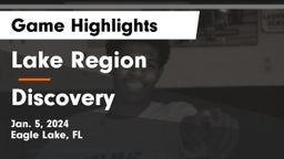 Lake Region  vs Discovery  Game Highlights - Jan. 5, 2024