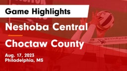 Neshoba Central  vs Choctaw County  Game Highlights - Aug. 17, 2023