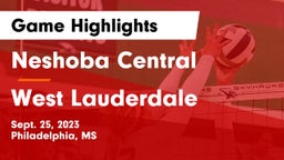 Neshoba Central  vs West Lauderdale  Game Highlights - Sept. 25, 2023