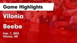 Vilonia  vs Beebe  Game Highlights - Feb. 7, 2023