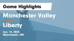 Manchester Valley  vs Liberty  Game Highlights - Jan. 14, 2020