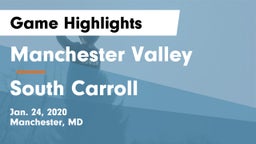 Manchester Valley  vs South Carroll  Game Highlights - Jan. 24, 2020