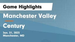 Manchester Valley  vs Century  Game Highlights - Jan. 31, 2023