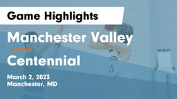 Manchester Valley  vs Centennial  Game Highlights - March 2, 2023