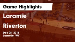 Laramie  vs Riverton  Game Highlights - Dec 08, 2016