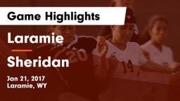 Laramie  vs Sheridan  Game Highlights - Jan 21, 2017