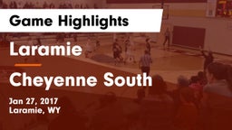 Laramie  vs Cheyenne South  Game Highlights - Jan 27, 2017