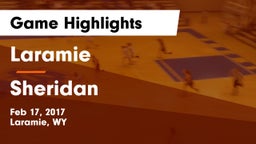 Laramie  vs Sheridan Game Highlights - Feb 17, 2017