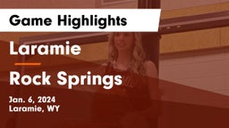 Laramie  vs Rock Springs  Game Highlights - Jan. 6, 2024
