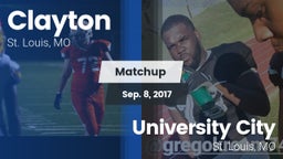 Matchup: Clayton  vs. University City  2017