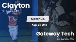 Matchup: Clayton  vs. Gateway Tech  2018